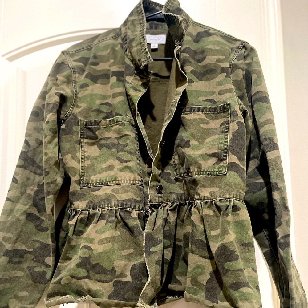 Camo mud pie jacket